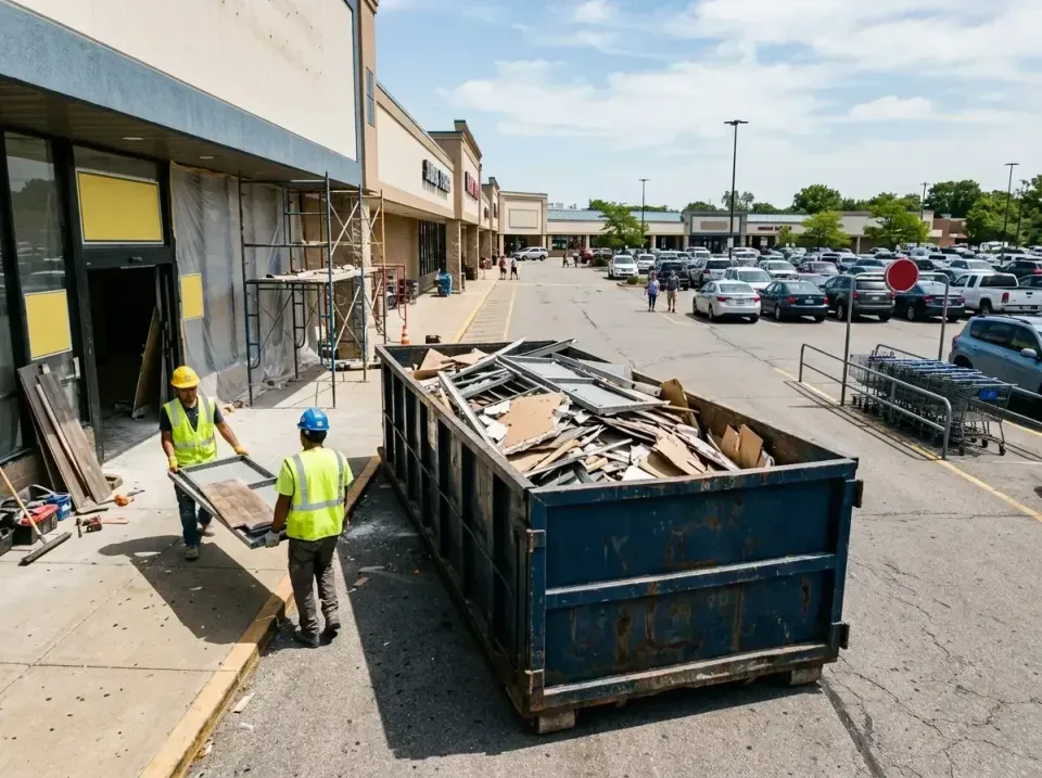 retail-store-renovation-debris-003 — frequently asked questions, Roll-off Dumpster Rentals in West Modesto, CA